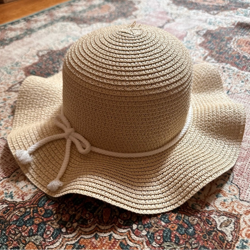 Girls Summer Straw Hat